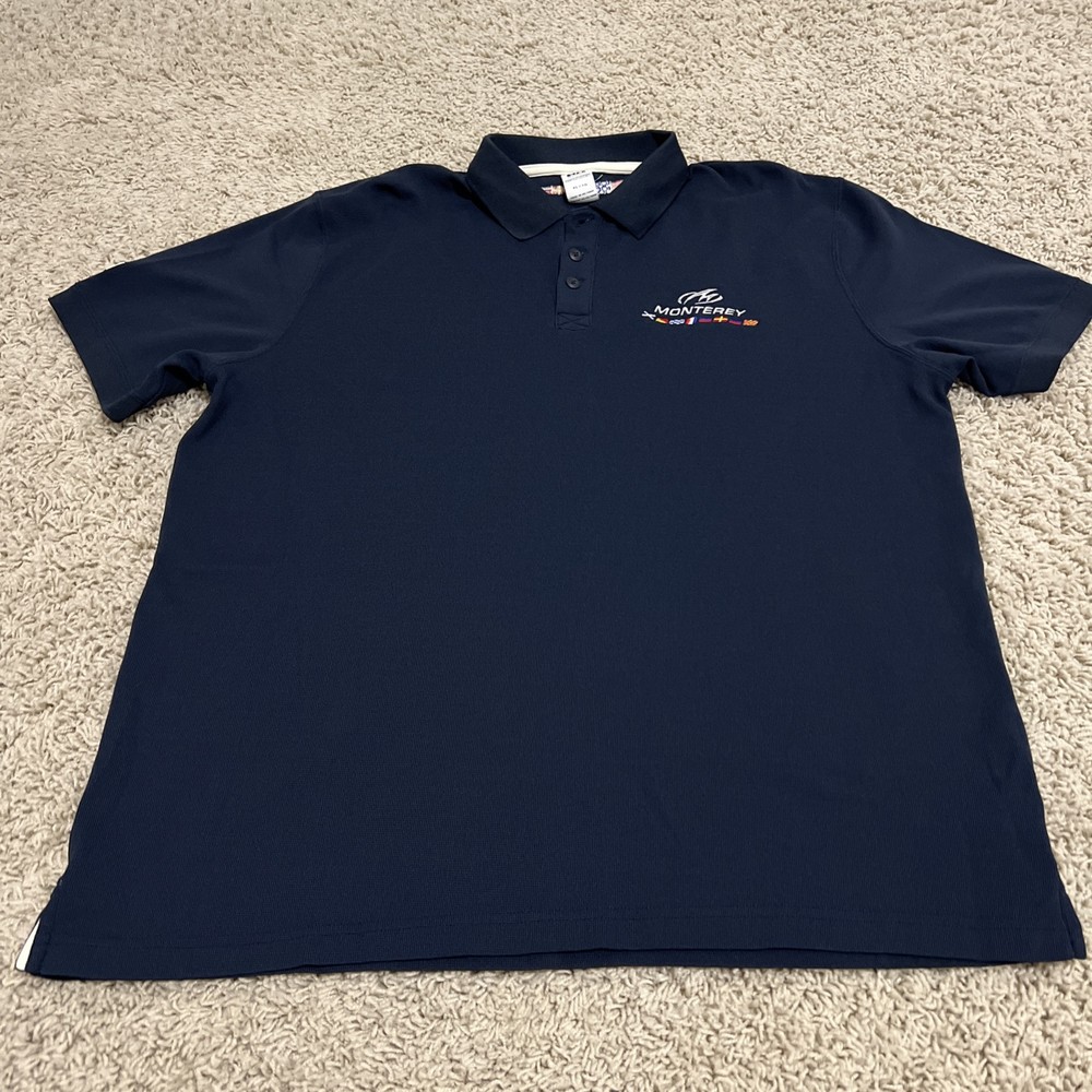 Helly Hansen Mens Montery Navy Polo Shirt Size XL