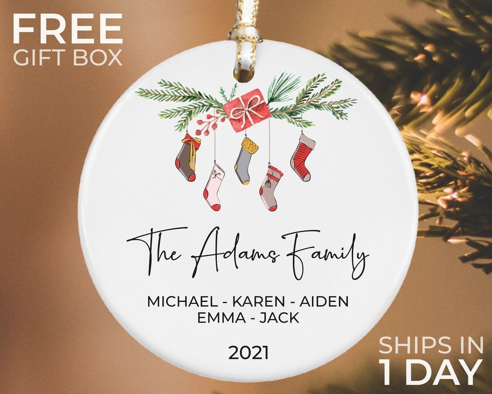 Personalized Family Christmas Ornament – Custom Holiday Keepsake for Your Loved Ones-image