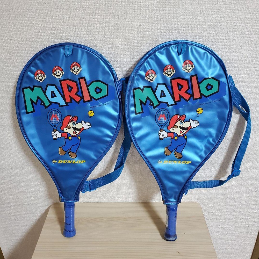 Rare DUNLOP Mario Tennis 64 Junior Racket Set (2 Rackets) - Collector's Item