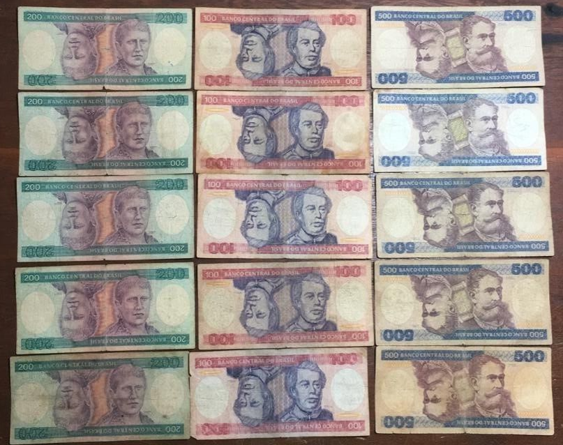 15 Banknotes Paper Money Brazil Old a5309051792a