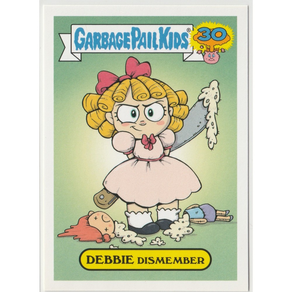 Debbie Dismember GPK 30th Anniversary Series 2015 Card #4b Cook Garbage Pail Kids