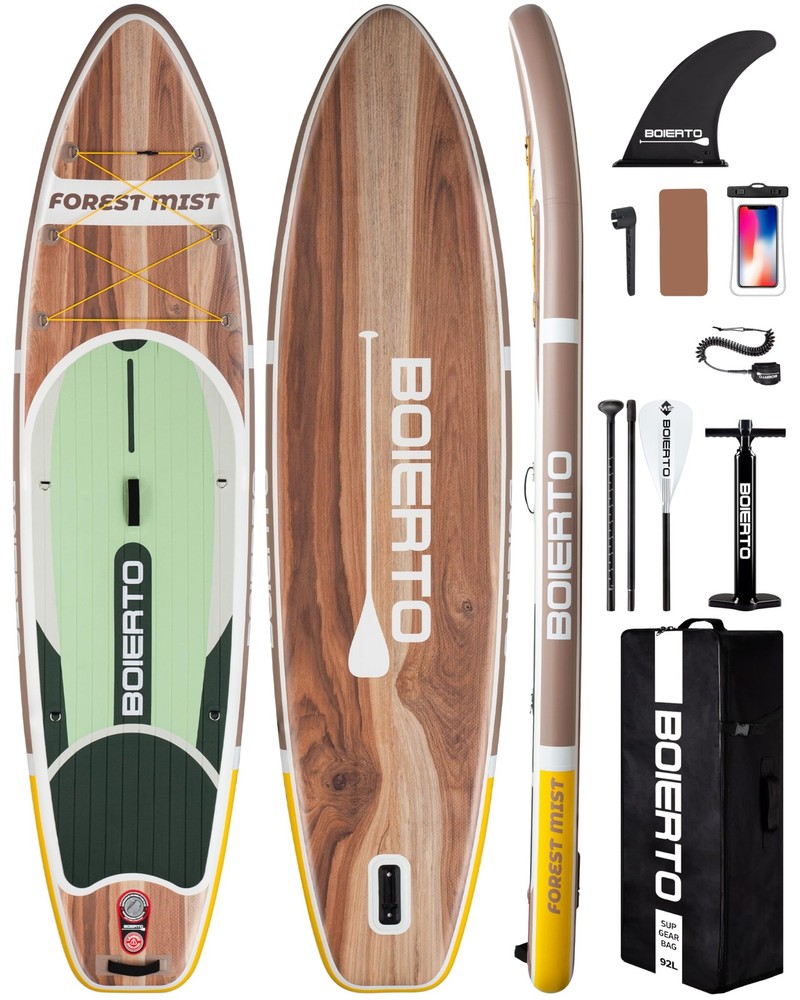Extra Wide 11ft Inflatable Stand Up Paddle Board for Adults