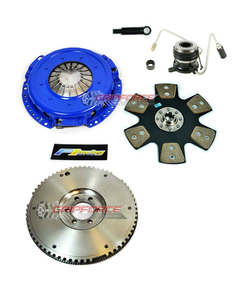 FX Stage 4 Clutch Kit w/ Slave & HD Flywheel for 1988-1990 Jeep 4.0L & 1989 Peugeot TR