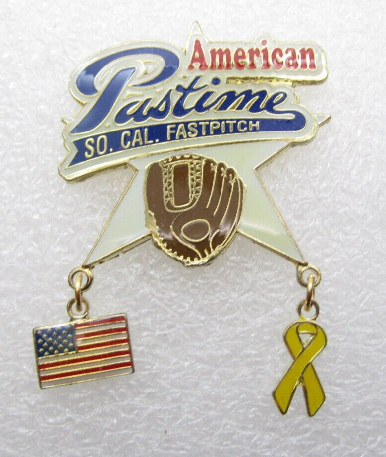 American Pastime So Cal Fastpitch Baseball Little League Lapel Pin (C668)