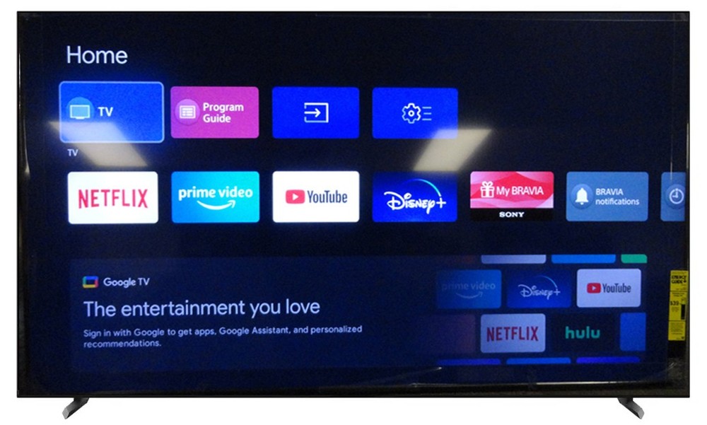 Sony Bravia XR X90L 55-inch 4K Smart TV in Dark Silver with XR Processor  