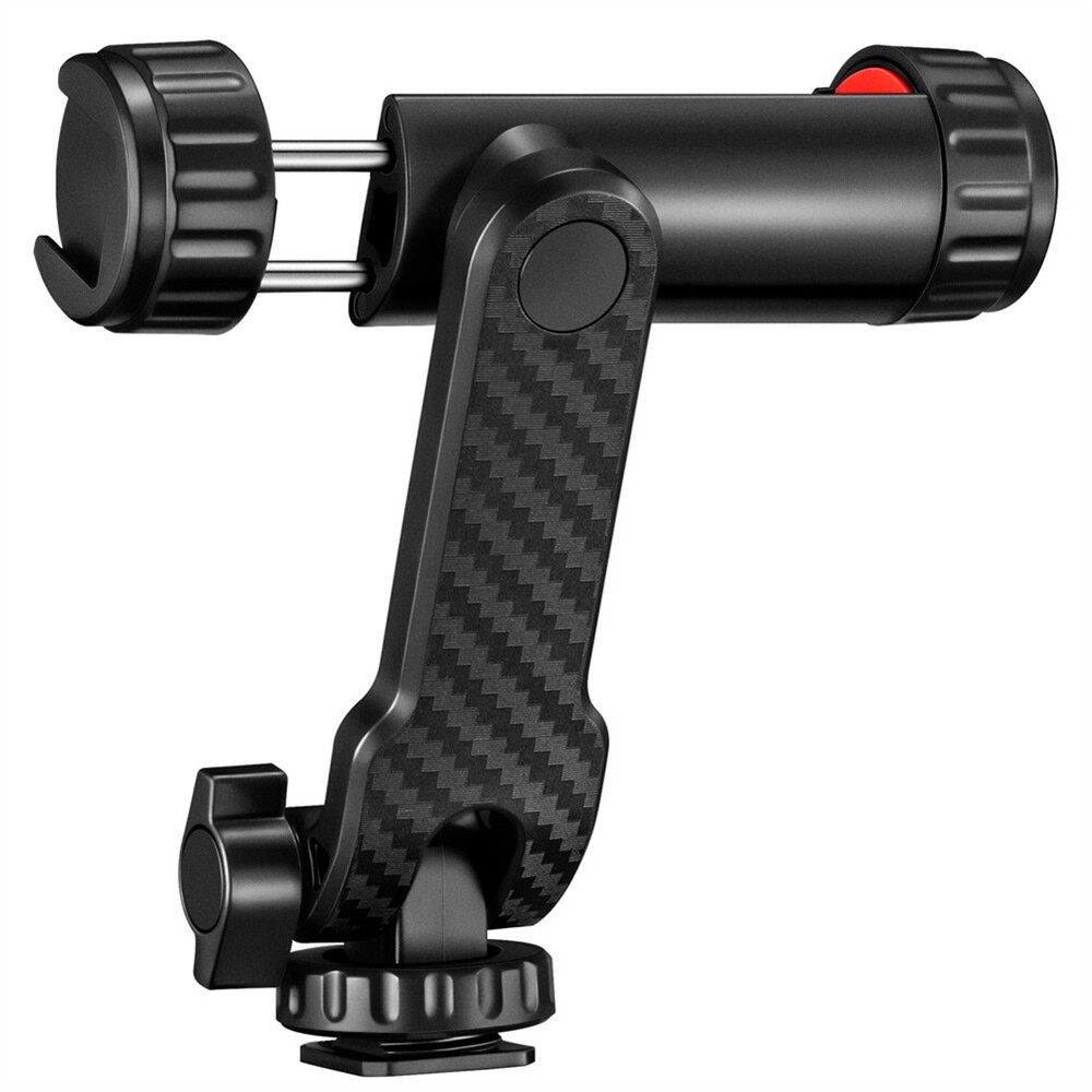 Camera Hot Shoe 360 Rotatable Phone Mount Holder Tripod W Cold Shoe for Mic1436