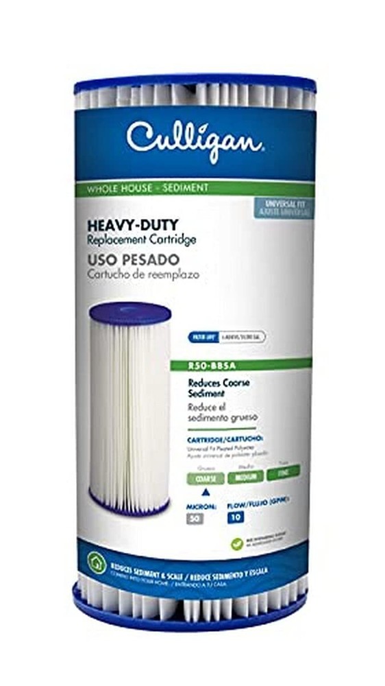R50-BBSA Whole House Heavy Duty Water Filter Cartridge, 24,000 Gallons
