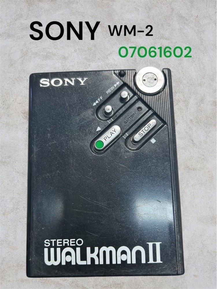 Vintage Sony WM-2 Walkman II Retro Cassette Player