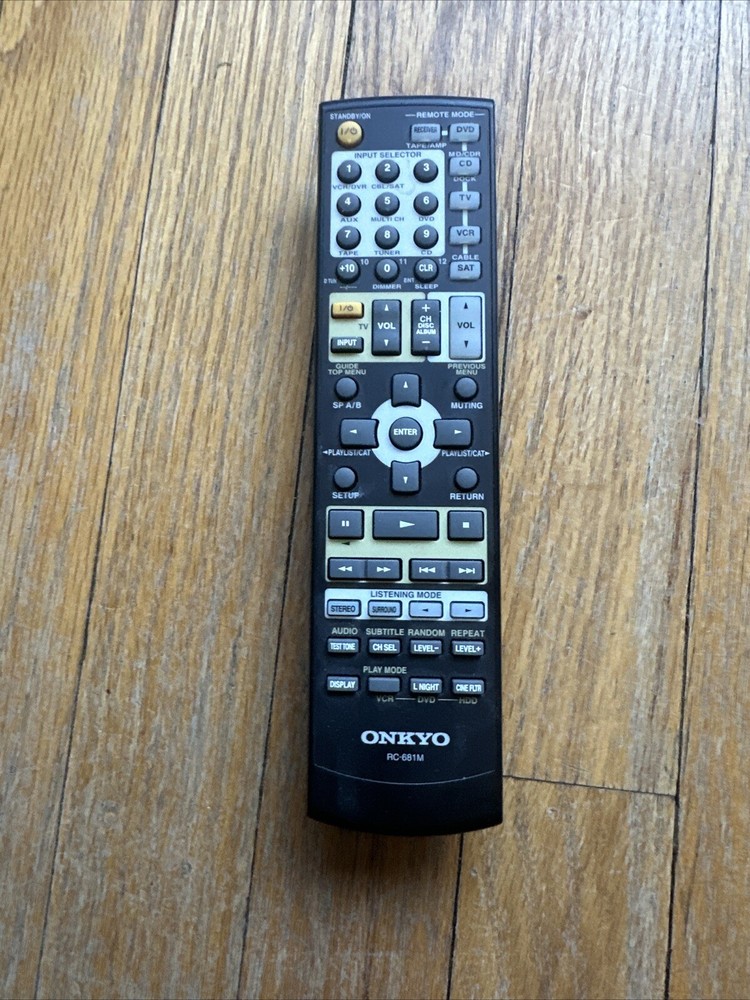Onkyo TX-SR575 TX-SR505 RC-645S Replacement Remote Control RC-681M  