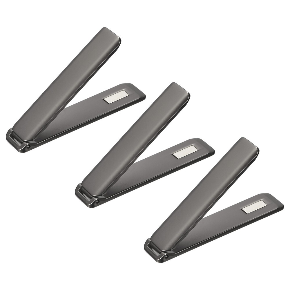 3Pack Adjustable Magnetic Phone Stand for Desk - Black