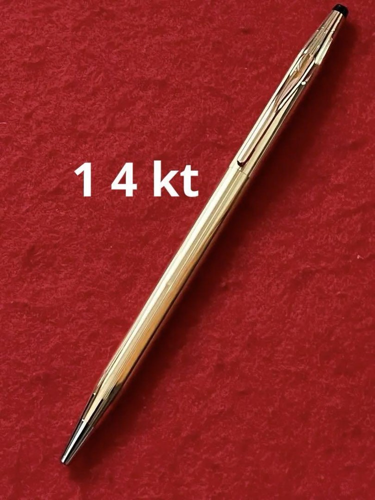 Classic Century 14 kt cross ballpoint pen with refill #019ece