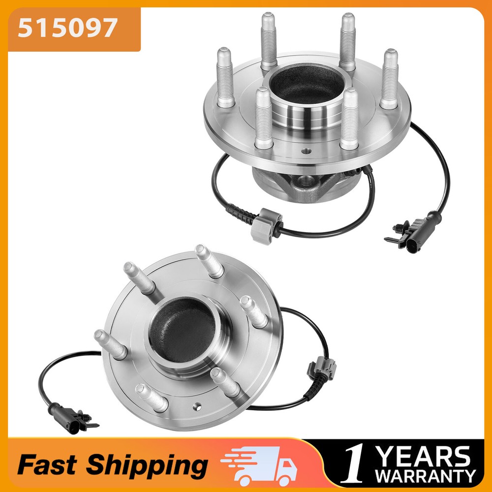 2WD Front Wheel Bearing Hubs for Chevy GMC Silverado Sierra Suburban 1500 Yukon