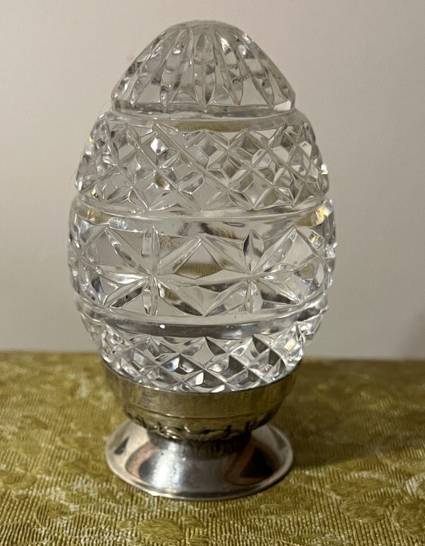 Vintage Crystal Waterford Imperial Egg—gifts collectibles
