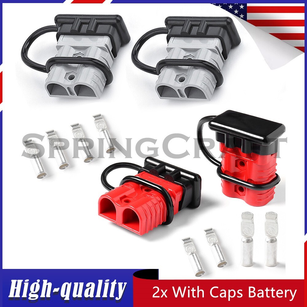 175A Battery Quick Connect Disconnect Cable Plug Winch Terminal Connector Kit