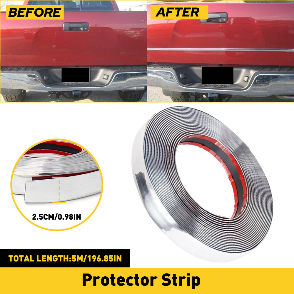 NEW 16Ft 1inch Universal Car Chrome Trim Moulding Door Strip Guard Protector
