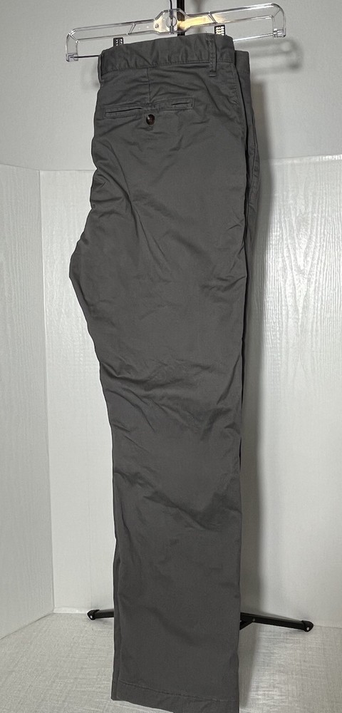 Goodfellow & Co Men's  Straight Leg Flannel-Lined Chino Gray Pants 36 X 32