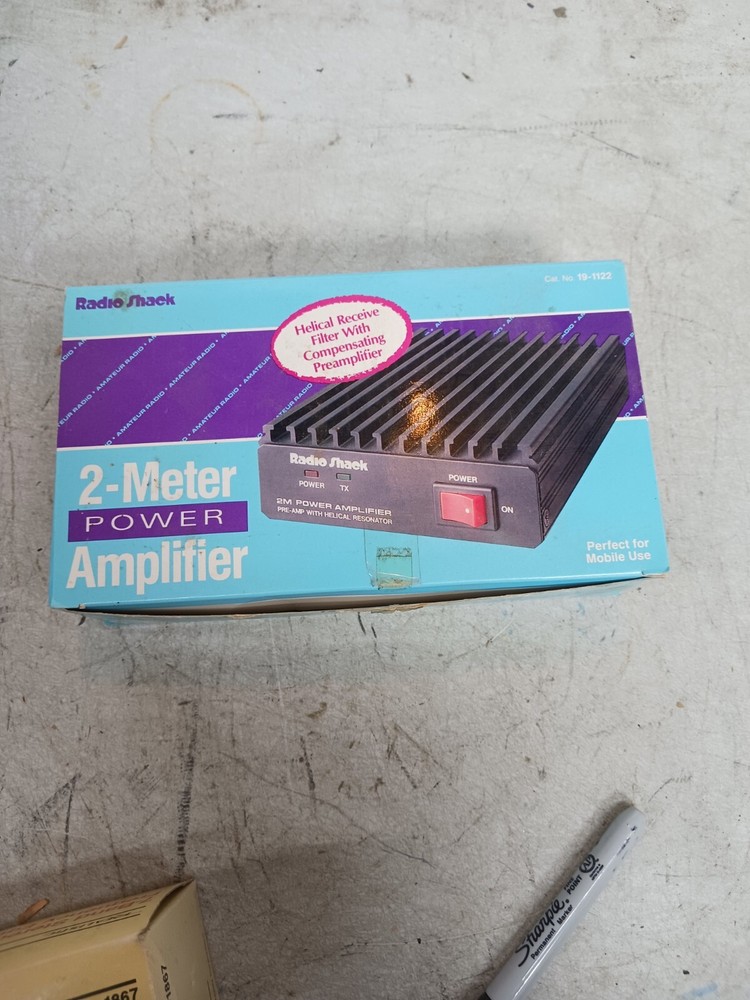 UNUSED RADIO SHACK 2 METER POWER AMPLIFIER 19-1122  #317-B3