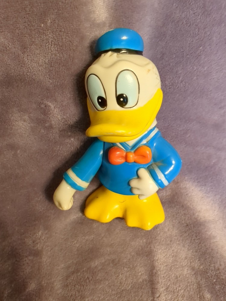 Vintage Walt Disney Donald Duck Full Body Still Bank Collectible