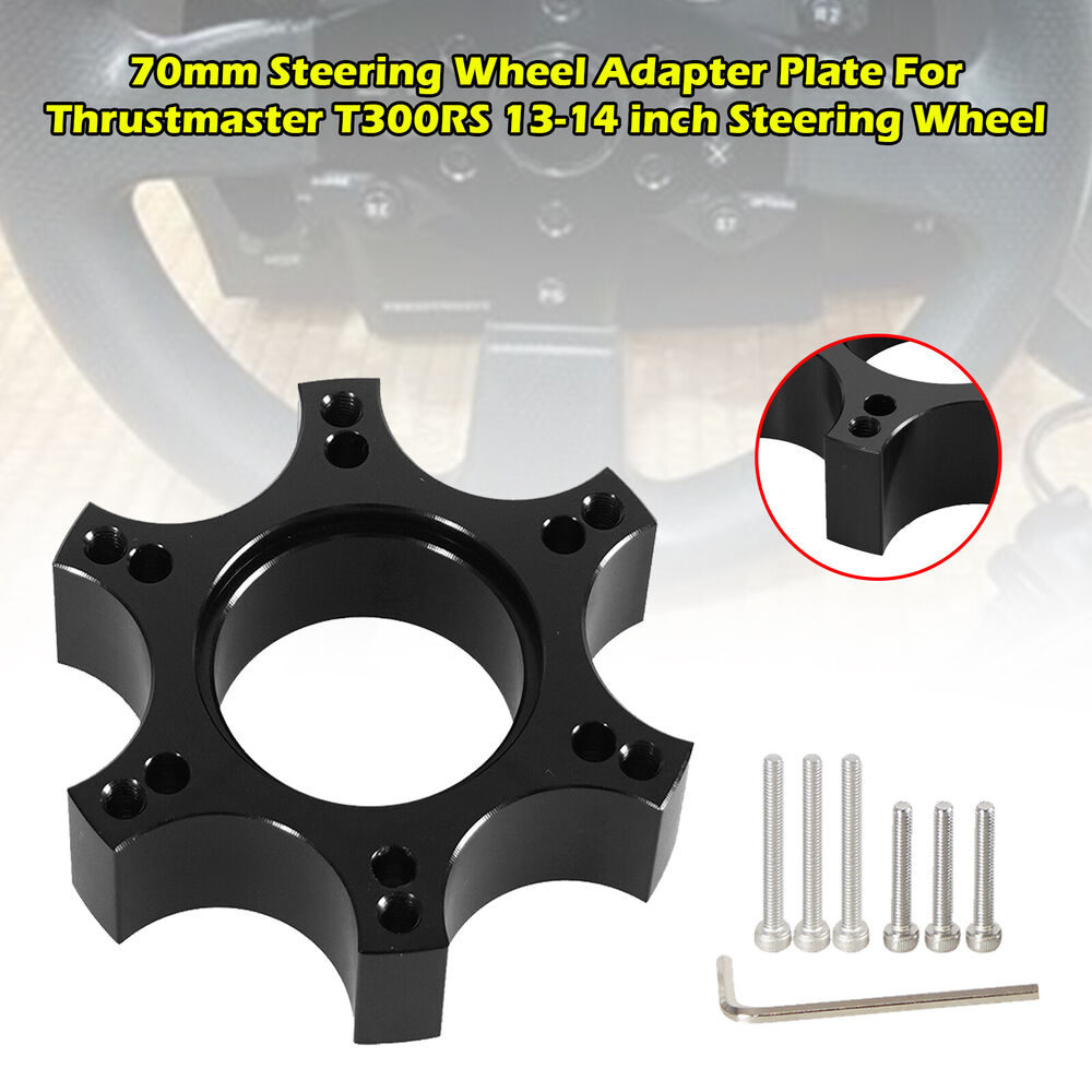 For Thrustmaster T300RS Steering Wheel Adapter Plate 70mm Race Game Modification
