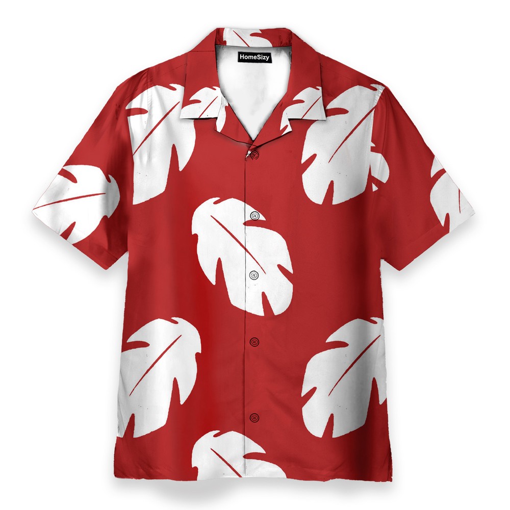 Lilo Floral Leaves Hawaiian Shirt Beach Shorts Cosplay Outfit