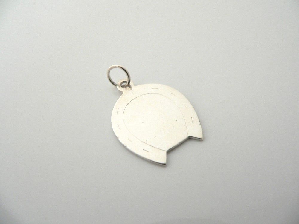 Tiffany & Co Silver Horseshoe Pendant Charm 4 Necklace Bracelet Key Ring Lucky