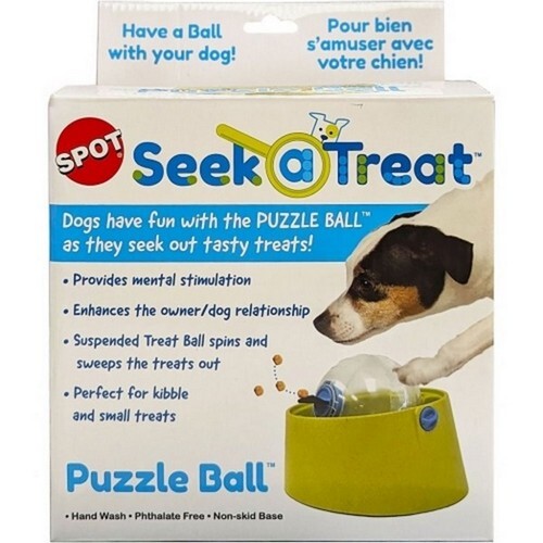 Seek A Treat Puzzle Ball Dog Toy 1 Count