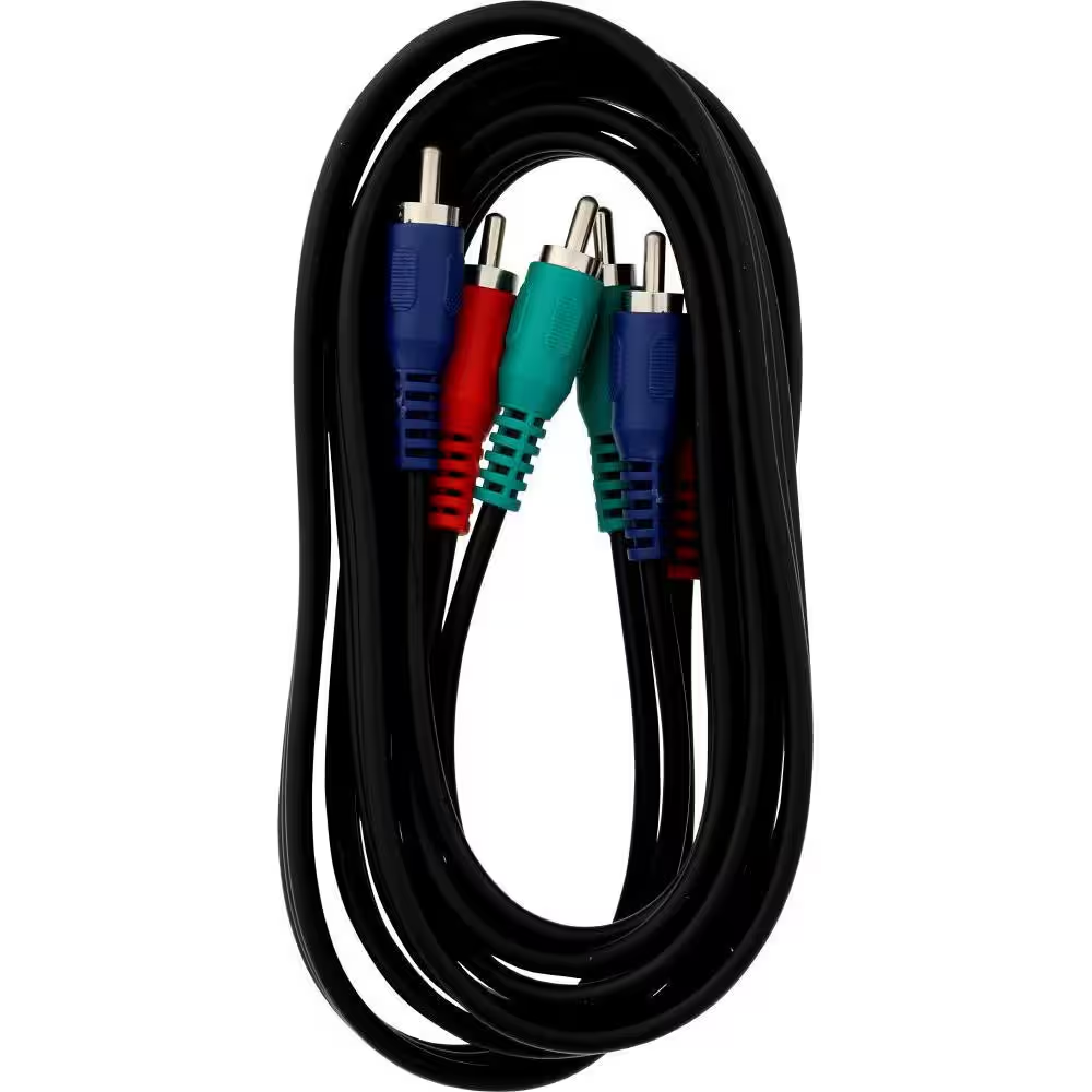 6 Ft. Video Component Cable, Black
