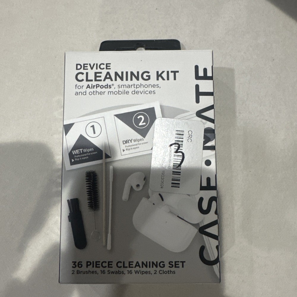 Case-Mate Device Cleaning Kit For Apple Air Pods/Smartphones/Mobile Devices