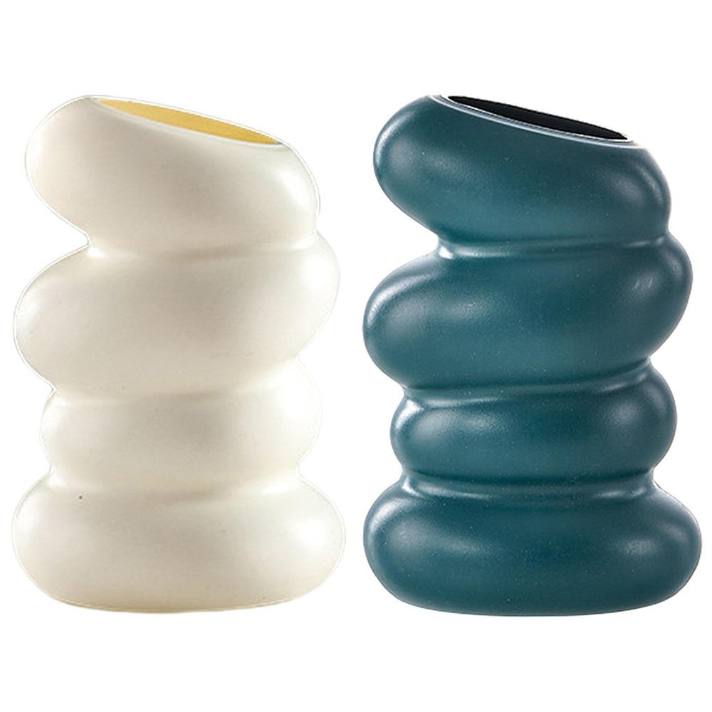 Flower Vase Nordic Spiral Flower Vase For Home Decor Pampas Grass Vase Decor