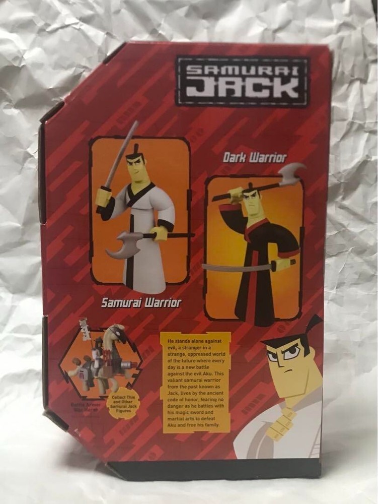 【Unopnend】Samurai Jack Figure samurai warrior Cartoon Network Rare