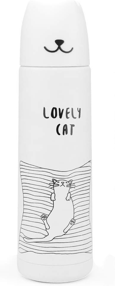 Cute Water Bottle for School, Vacuum Insulated Stainless Steel Thermos Mug，2019