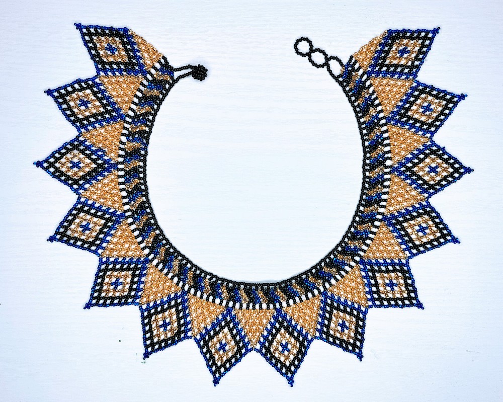 Bead Necklace | Handmade in Mexico | Aztec Necklace | Beaded Choker | Ethnic 59