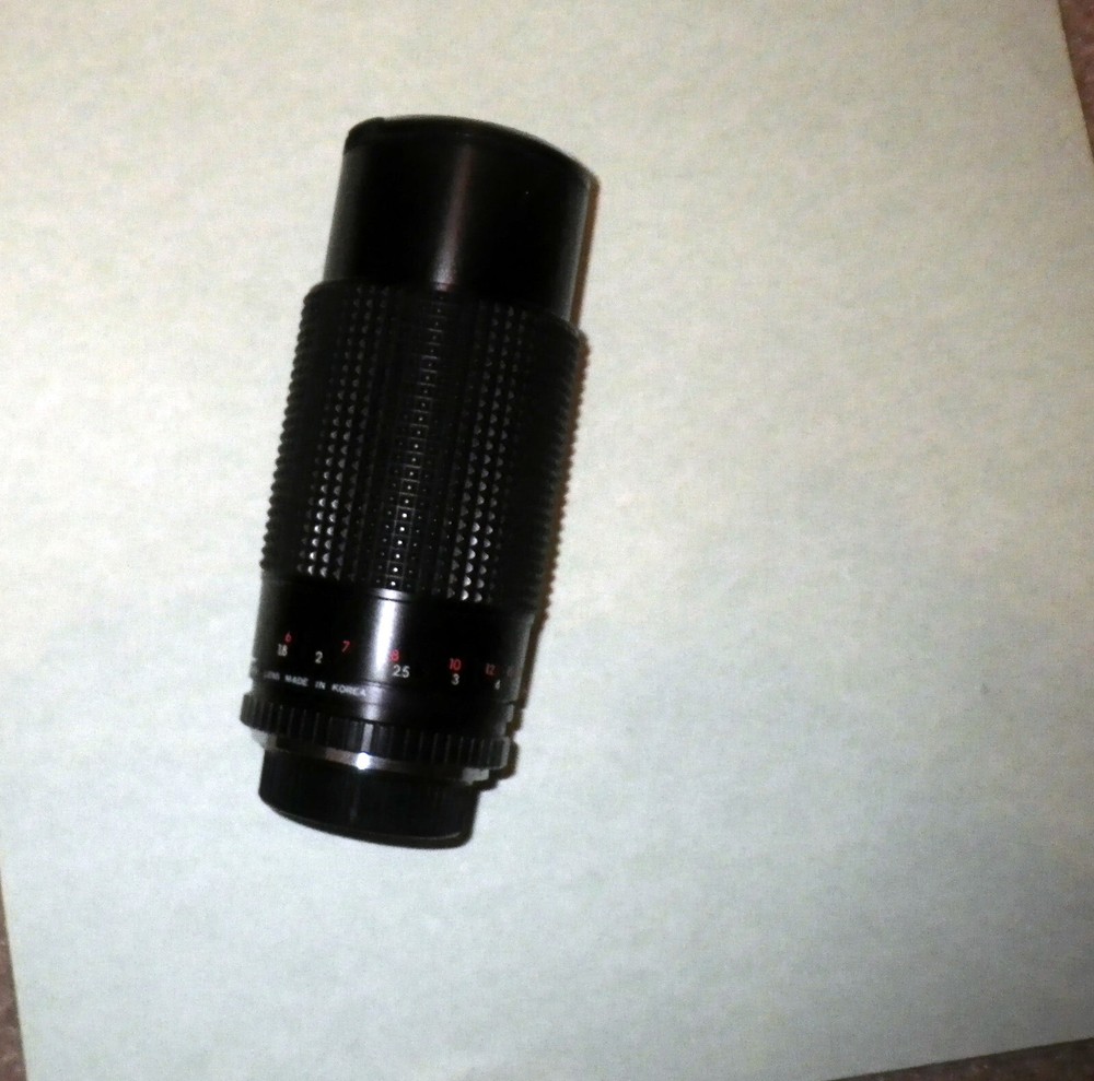 Used Albinar 80-200 mm F 3.9 Marco Zoom lens Minolta MD mount