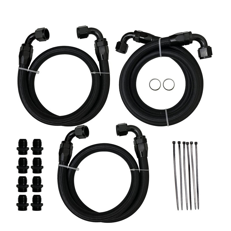 Upgraded Transmission Cooler Lines Kit Fit 2006-2010 2009 GM 6.6L Duramax Diesel