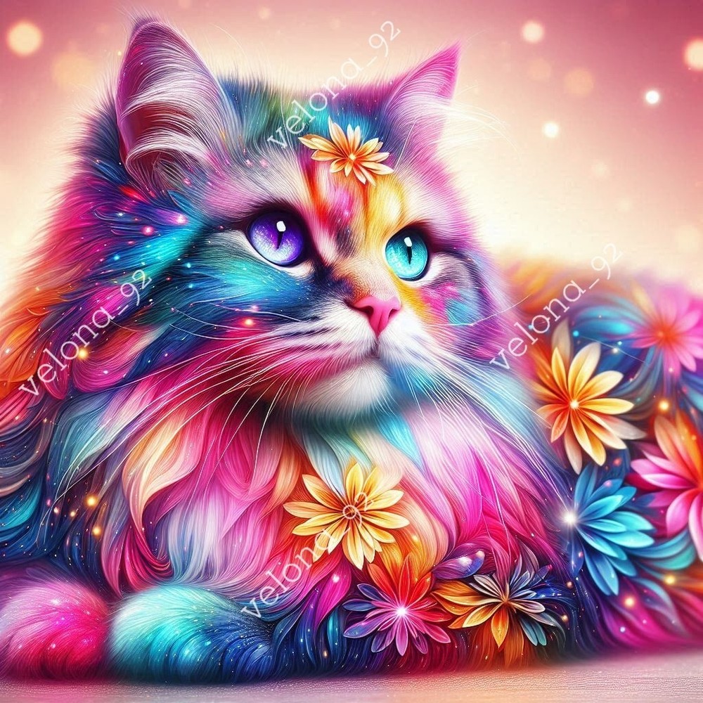 Abstract AI digital art wallpaper for desktop background and printing-image