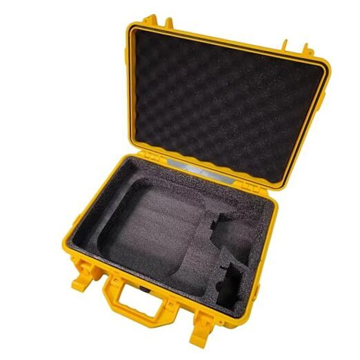 Waterproof Hard Case for Starlink Mini Dish, with Pre-Cut Custom Foam, 98.4ft