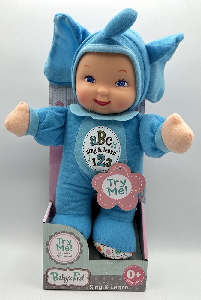 Baby’s First ABC Sing & Learn 123 Squeeze Tummy Brand New