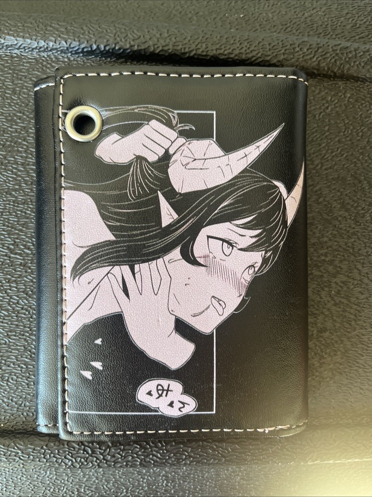 Spencer’s Agheyo Lewd Complex Trifold Black Anime Wallet