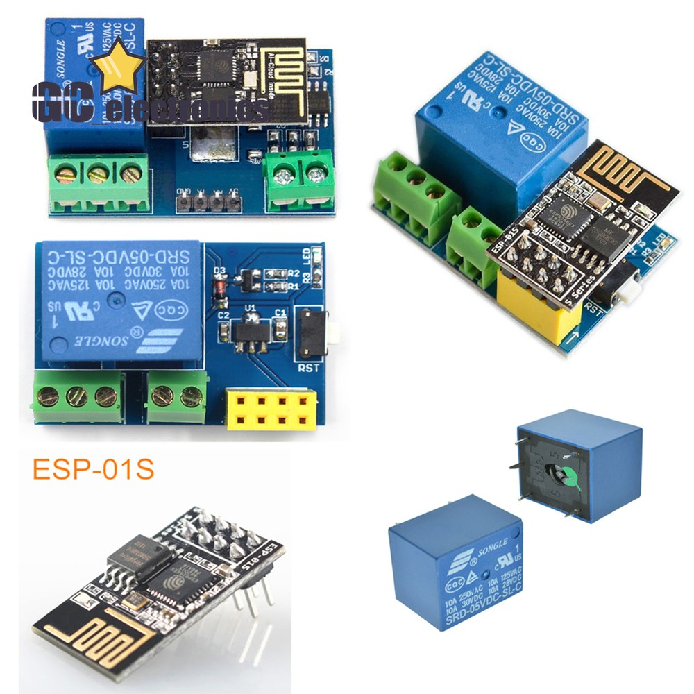 5V Wifi Relay Module ESP8266 ESP-01S SRD-5VDC-SL-C for DIY TOI Controller Home