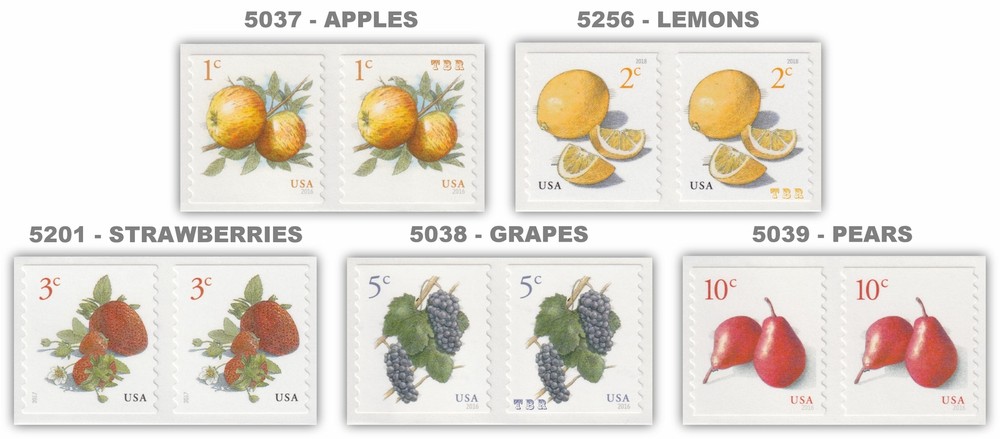 2016-2018 Fruit Coil Pairs Set of 5 Models 5037-5256 – Shop Today-image