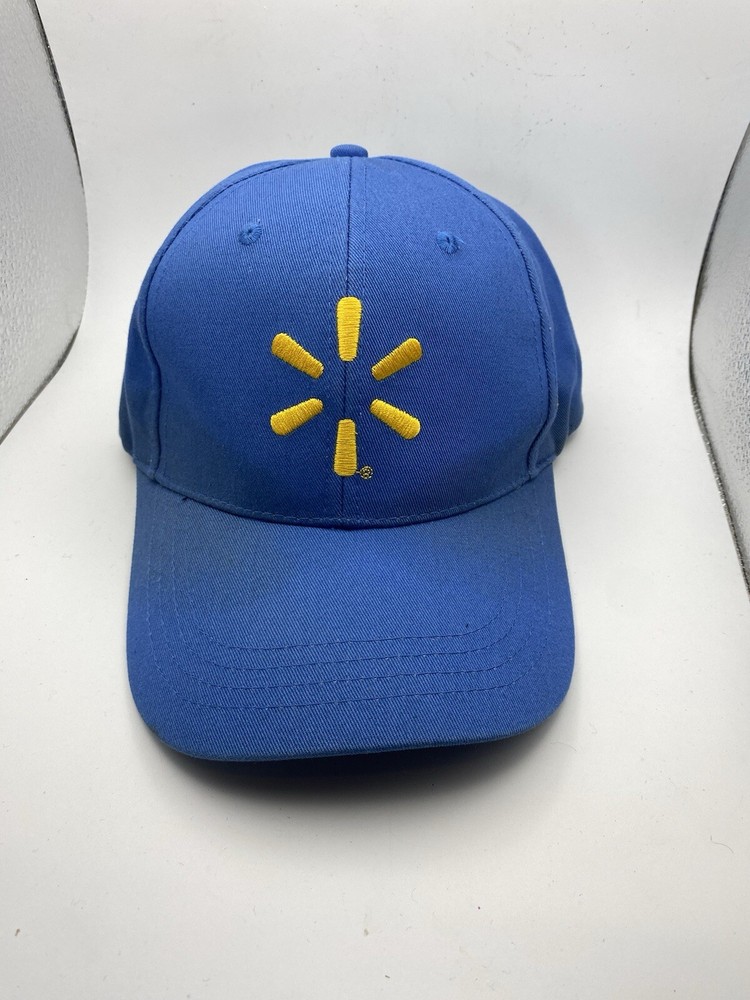 Walmart Associate Spark Royal Blue Embroidered Cotton Cap Adjustable Used