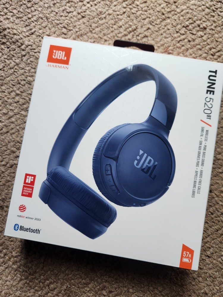 JBL Tune 520BT Wireless On-Ear Headphones