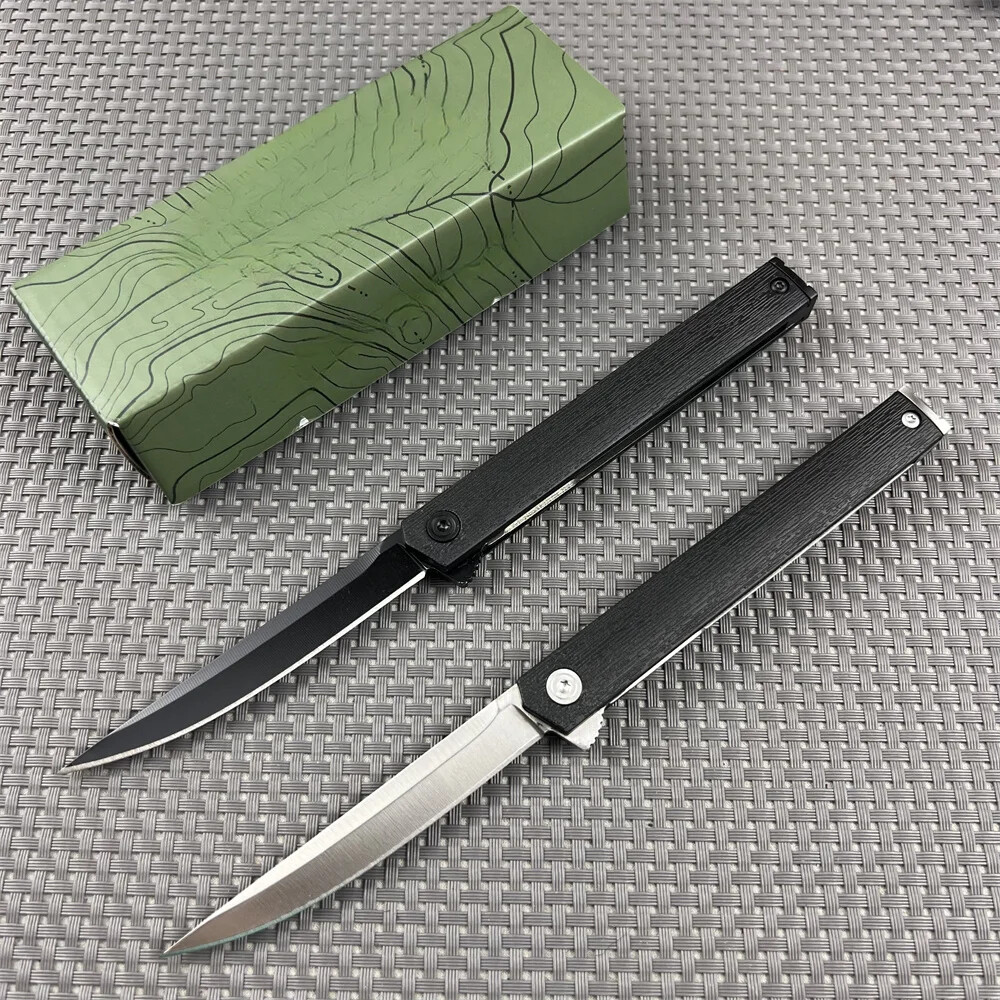 Outdoor Folding Knife Numerical Control Water Grinding Titanium Handle EDC Tools