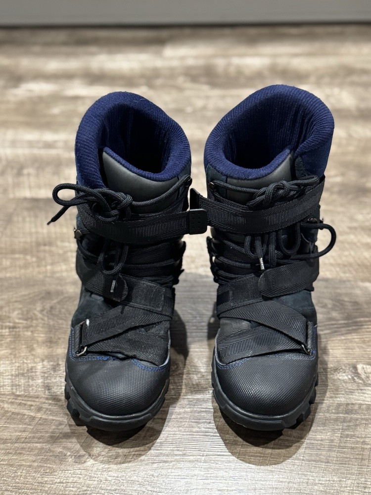 Vintage retro Raichle winter snow boots blue/black men’s 8