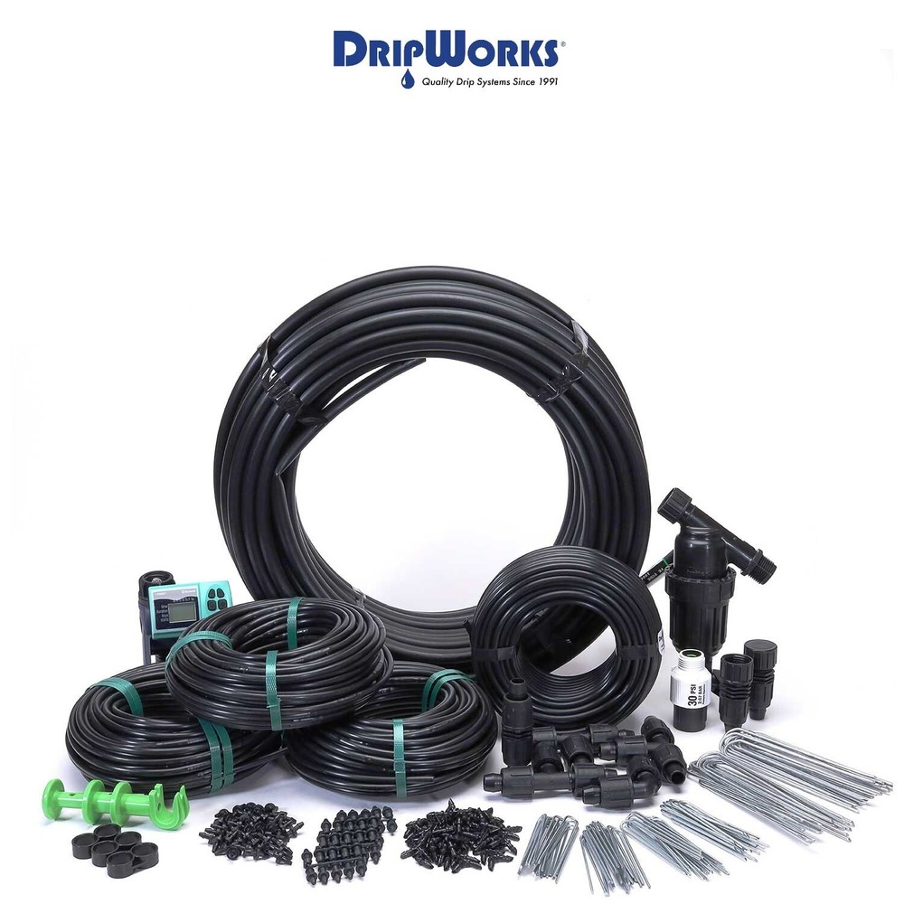 Automated Dripworks Premium Garden Irrigation Kit for 9 Beds-image