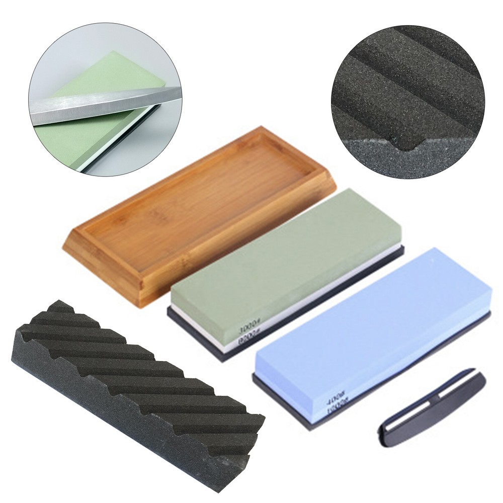 Dual Grit Whetstone Set 400 to 8000 Blade Sharpening Stone Kit
