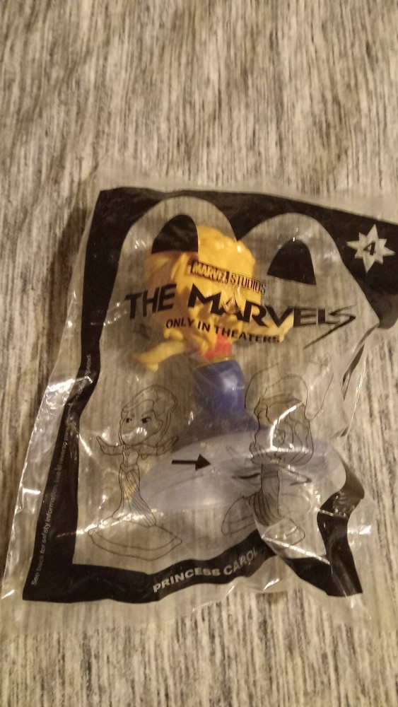Princess Carol McDonald's Happy Meal Toy Disney's The Marvels #4 New 2023 D 60