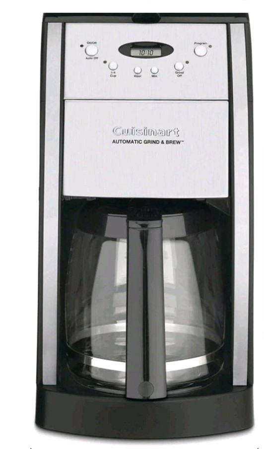 Cuisinart Grind and Brew 12 Cup Coffee Maker Dgb-550bk
