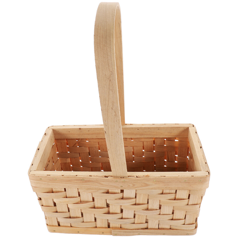 Fake Plant Blanket Basket Fir Woven Flower Artificial Good Weaving Craft