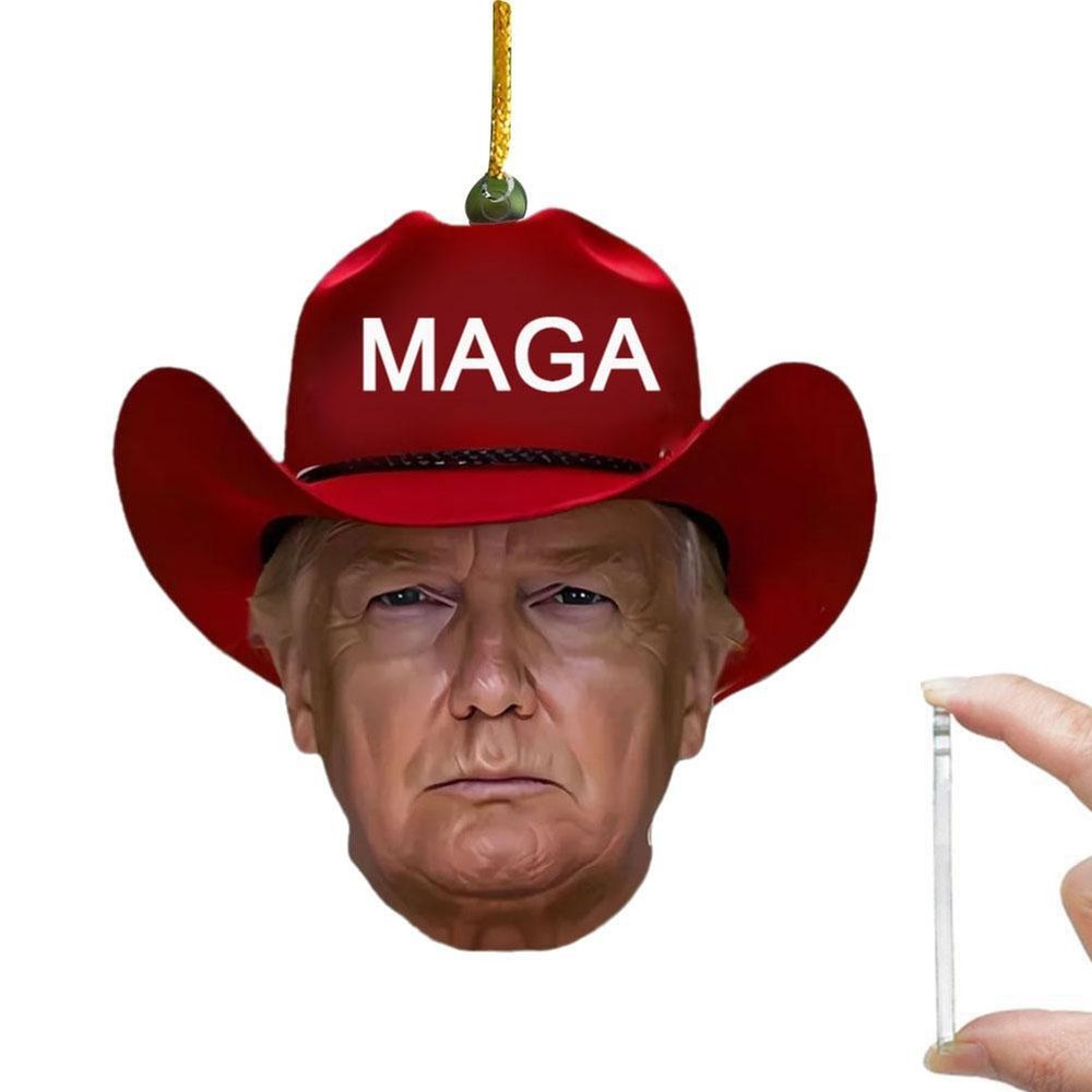 DonaldTrump Pendant Ornament Christmas Hanging Decoration Holiday Gift.